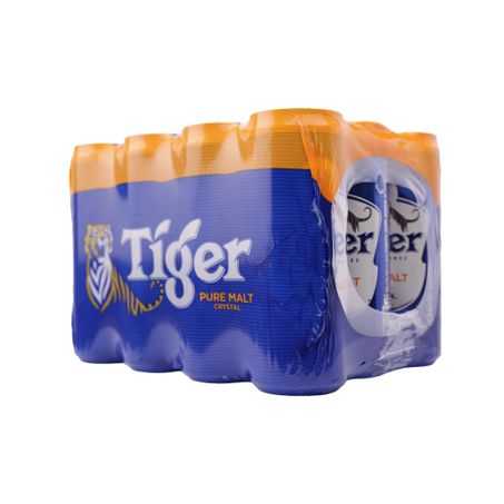 Cerveja Tiger Puro Malte Crystal Lata 350ml - Pacote com 12un - 4.2lt 360-7