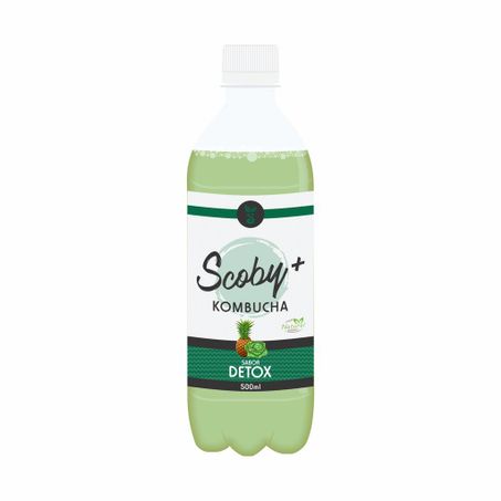 BEBIDA ARTESANAL KOMBUCHA SCOBY DETOX 500ML