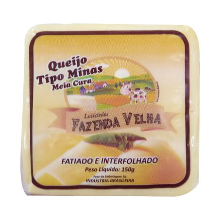 QUEIJO FAZENDA VELHA MINAS MEIA CURA 150G