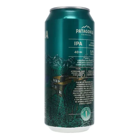 Cerveja IPA Patagonia Puro Malte Lata 473ml 360-11
