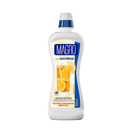 Adocante Líquido Magro Com Sucralose Frasco 65ml 
 
