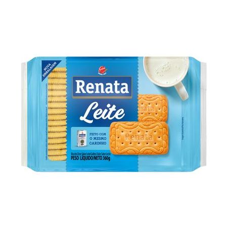 Biscoito Renata Leite Pacote 360G