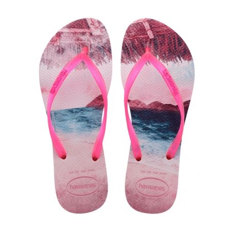 HAVAIANAS SLIM PAISAGE ROSA/MARAVILHA 37/38