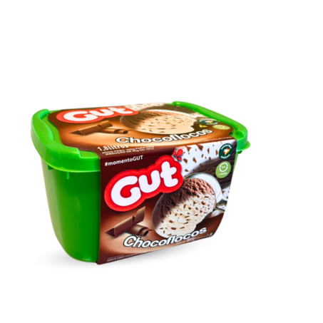 Sorvete gut chocoflocos 1,8l*