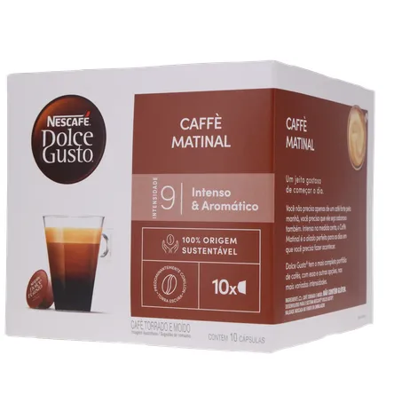 CAFÉ CÁPSULAS DOLCE GUSTO MATINAL C/10 UNIDADES 360-3