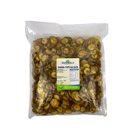 CHIPS BANANA SHAMBALA 500G SALG