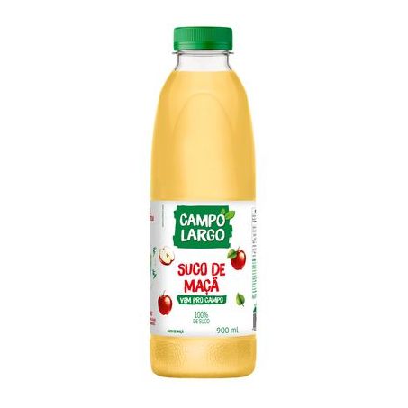Suco Integral Maçã Campo Largo Garrafa 900ML