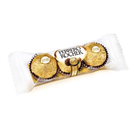 Bombom Ferrero Rocher Pacote 3un 37,5g 
 