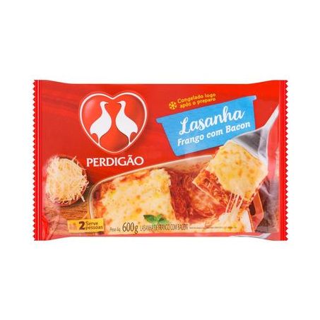 Lasanha Congelada Perdigão Frango E Bacon Embalagem 600G