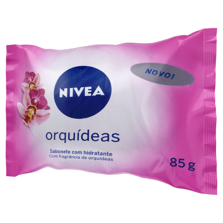 Sabonete Barra Hidratante Orquídeas Nivea Flow Pack 85g 360-3