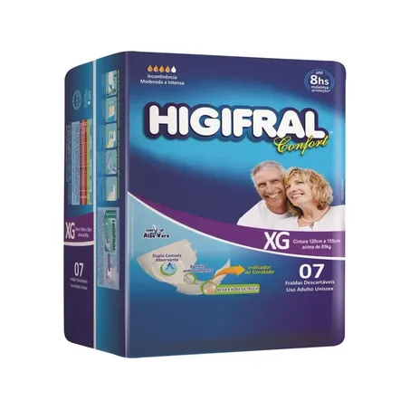 Fralda Geriatrica Higifral Confort 7un Xg