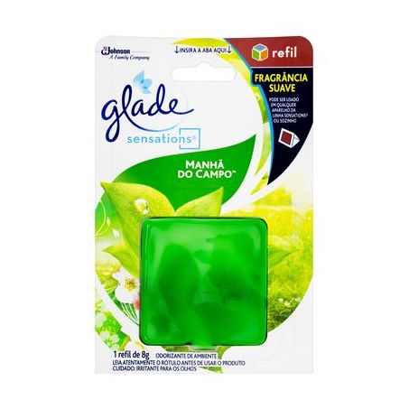 DESODORIZADOR GLADE SENS.GLASS M. CAMPO/T.MAC RE8G