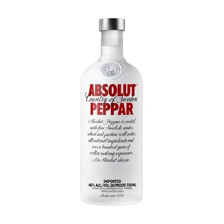 BEB. VODKA ABSOLUT PEPPAR 750ML