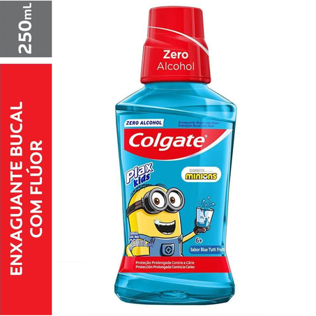 ANTI SEPT BUCAL COLGATE PLAX KIDS MINIONS 250ML