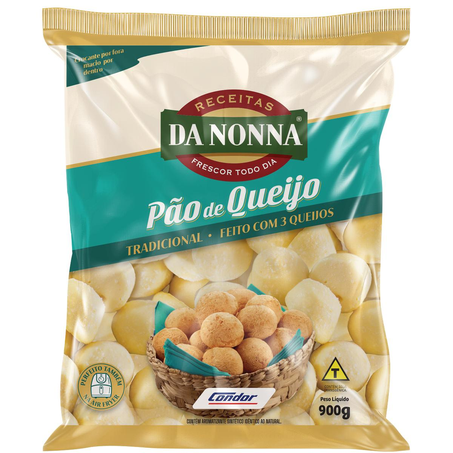 Pão de Queijo da Nonna 900g - Congelado