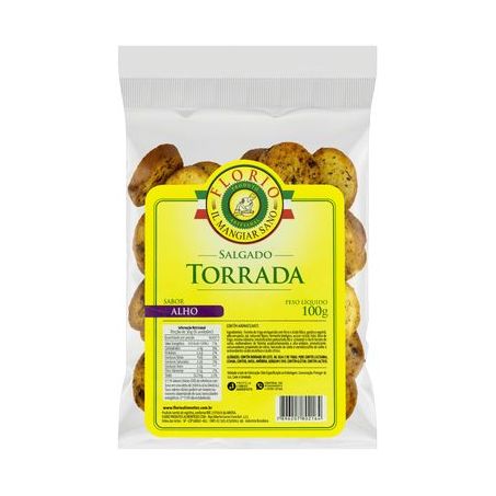Torrada Alho Florio Pacote 100G