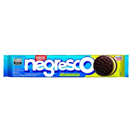 BISCOITO RECHEADO NEGRESCO LIMAO SICILIANO NESTLE 90G