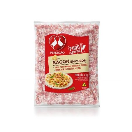Bacon perdigao cubos 2kg