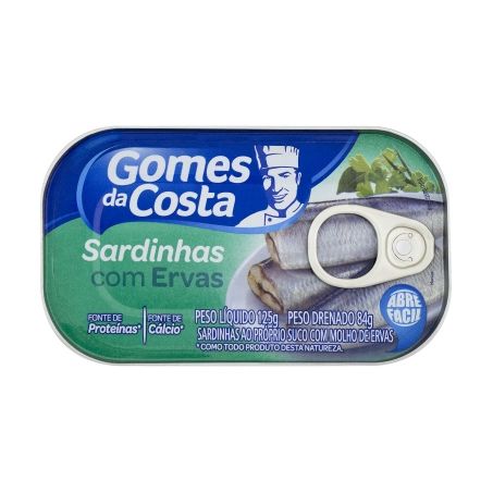 SARDINHA GOMES DA COSTA LIGHT 125G ERV F