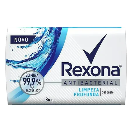 Sabonete Rexona Em Barra Antibacterial Limpeza Profunda 84g 
 