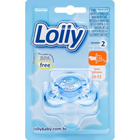 Chupeta lolly oceano sil.ort.az5215