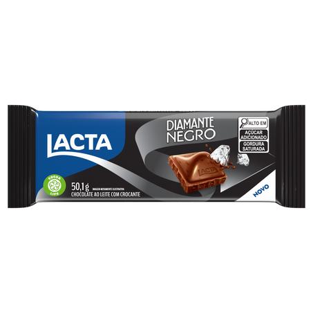 Chocolate Barra Lacta Diamante Negro 50,1g 
 