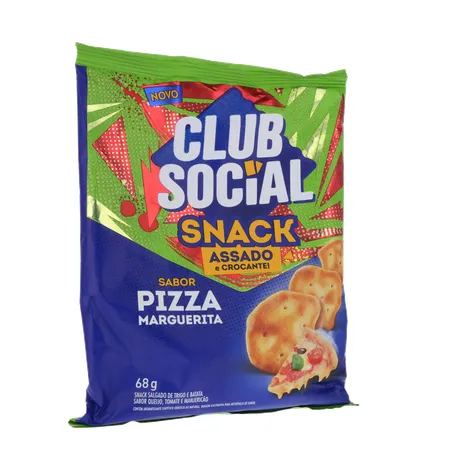Biscoito Club Social Pizza Marguerita Pacote 68g 
  360-34