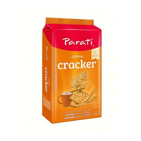 BISCOITO PARATI 370G CREAM CRACKER