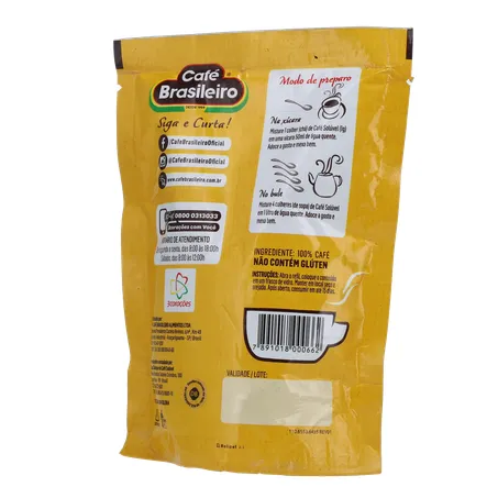 Café brasileiro solúvel sachê 50g 360-20