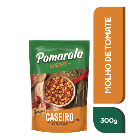 MOLHO DE TOMATE POMAROLA CASEIRO SACHET 300G