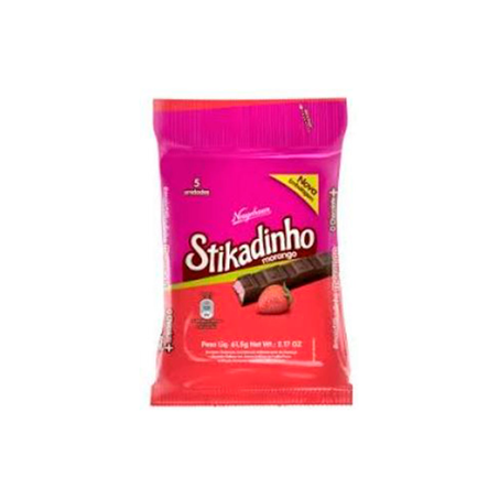 Chocolate Neugebauer Stikadinho Morango Pacote 61,5G