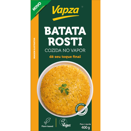 Batata Rosti Cozida no Vapor 400g Vapza