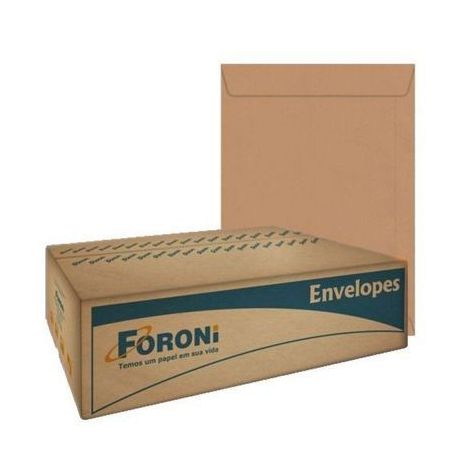 ENVELOPE KRAFT FORONI 17 X 25CM 80G C/250UN