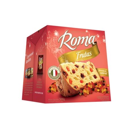 Panettone Roma Frutas Cristalizadas 500G