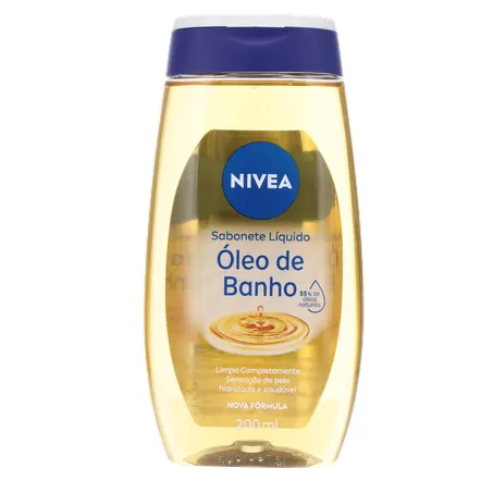 Sabonete Líquido em Óleo Nivea Natural Oil Embalagem 200ML 360-0