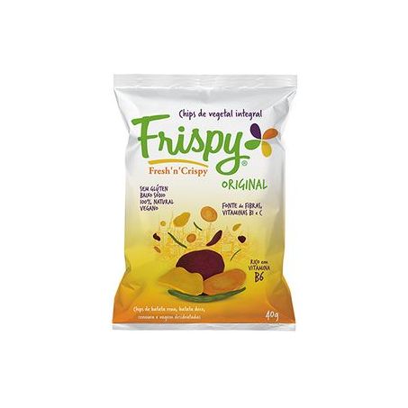 CHIPS VEGETAIS DESIDRATADOS FRISPY 40G