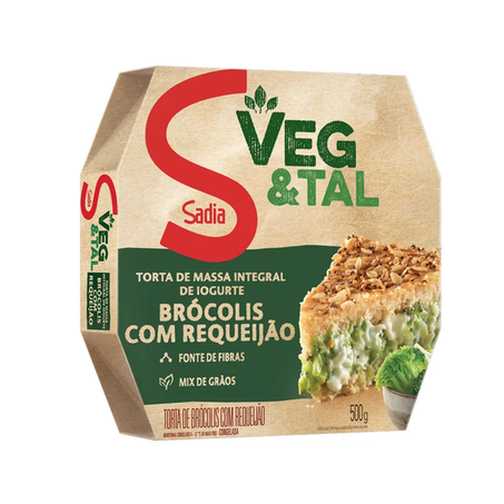 TORTA SADIA BRÓCOLIS/REQUEIJÃO INTEGRAL 500G