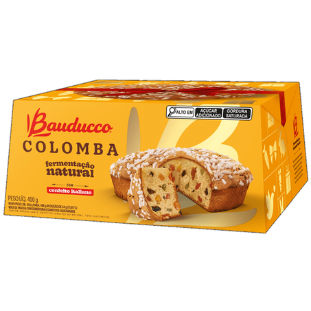 COLOMBA BAUDUCCO 400G FRUTAS CONFEITO ITA
