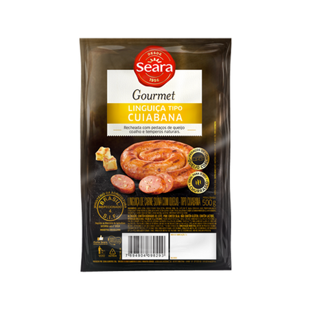 Linguiça cuiabana suína seara gourmet