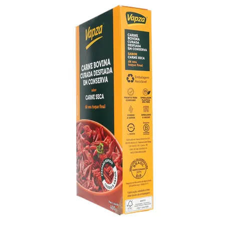 Carne Seca Vapza Desfiada E Cozida 400G 360-6