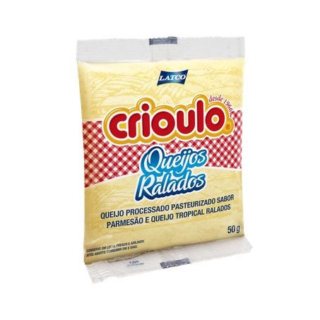 Queijo ralado crioulo 50g