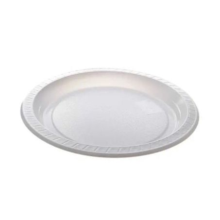 Prato Descartavel  Alegria e Festa Branco C 10 Unidades