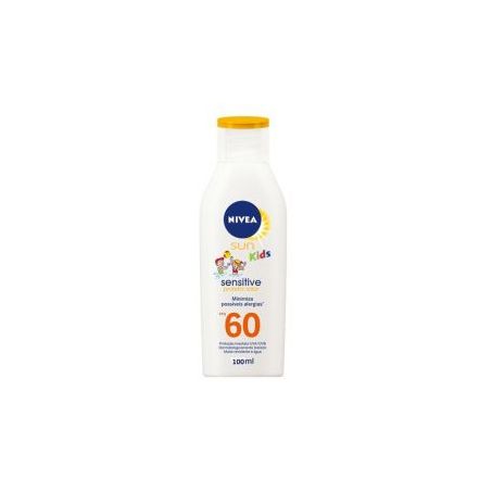Protetor solar nivea kids sens f60 100ml