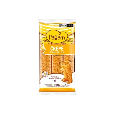 Crepe Paderri Doce de Leite C/6 180g