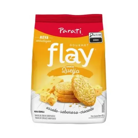 Snack flay gourmet queijo coalho parati