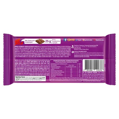 Chocolate Barra Garoto Alô Doçura Ao Leite 80g 
  360-1