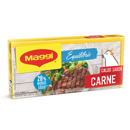 Caldo Maggi Carne Equilibrium Tablete 114G
