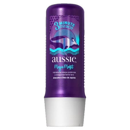 Creme De Tratamento Aussie 3 Minute Miraclemega Moist 236Ml