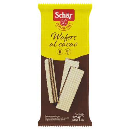 Wafer Schar 125g Sem Gluten Cacau