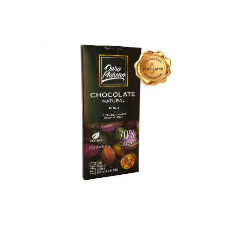 CHOCOLATE  OURO MORENO NATURAL 70 80G